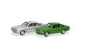 N/2er Set Opel Manta gr�n/silber