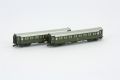 2er Set Personenwagen C4 Sa 07 mit Beleuchtung, DB Ep.III