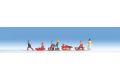 Kinder im Schnee, 6 Figuren