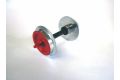 G Metallradsatz fr Wagen, 30 mm (2 Stck., verchromt, rot)