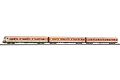 3er Set S-Bahn Wagen orange-g