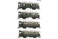 4er Set Personenzug Kbaystb