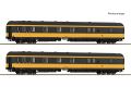 2er Set Bahnpostwagen OBB gel