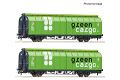 2er Set Schiebewandwag. Green
