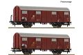 2er Set gedeckte Guterwagen P