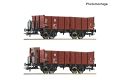 2er Set offene Guterwagen Omm, DR III