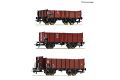 3er Set offene Guterwagen DB