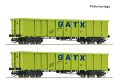 2er Set offene Guterwagen GATX