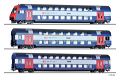 Doppelstockwg.-set, SBB, Ep.V