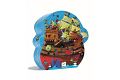 Silhouette Puzzle: Barbarossas Boot - 54 Teile