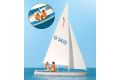 Segler (1). Segelboot Korsar