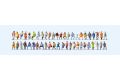 Sitzende Reisende. 48 Figuren