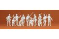 Infanteristen und Partisanen.