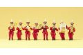 Zirkusband sitzend