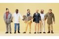 Passanten. 6 Figuren