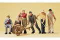 Landbevlkerung. 6 Figuren