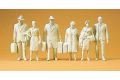 Reisende. 6 unbemalte Figuren