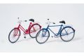 Herren- und Damenfahrrad. Bau