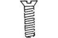 Schraube M1x2mm DIN 963,10St