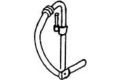 Bremsschluche Schmalspur 4St