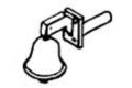 Glocke f.Schmalspurloks,2Stk