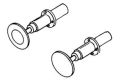 Stangenpuffer,rd.Flansch,5,2m