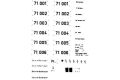 Beschriftungssatz BR 71