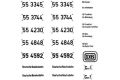 Beschriftungs. BR 55,1St