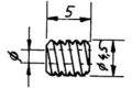 Messing Schnecke, Modul 0,3