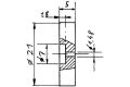 Schwungmasse 21DM,1,5mm 1Stck