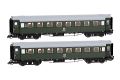 2er Set Personenwagen C4� Sa 07 mit Beleuchtung, DR Ep.IV