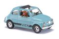 Fiat 500 m.Fahrer u.Hund