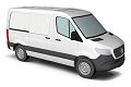 MB Sprinter, kurzer Radstand, wei