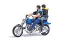 US Motorrad mit Bikerprchen