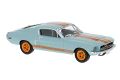 Ford Mustang, hellblau/orange