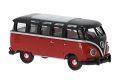 VW T1b Samba schwarz/rot