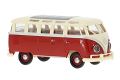 VW T1b Samba, hellbeige/rot